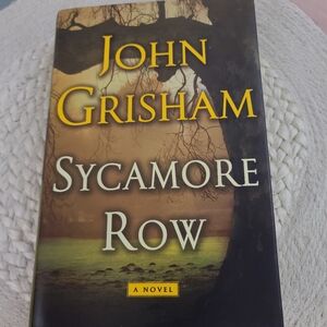John Grisham Sycamore Row Novel - Black and Yellow Cover
